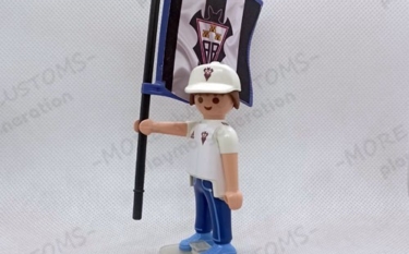 Aficionado Fútbol Albacete Balompié| Playmobil Personalizado